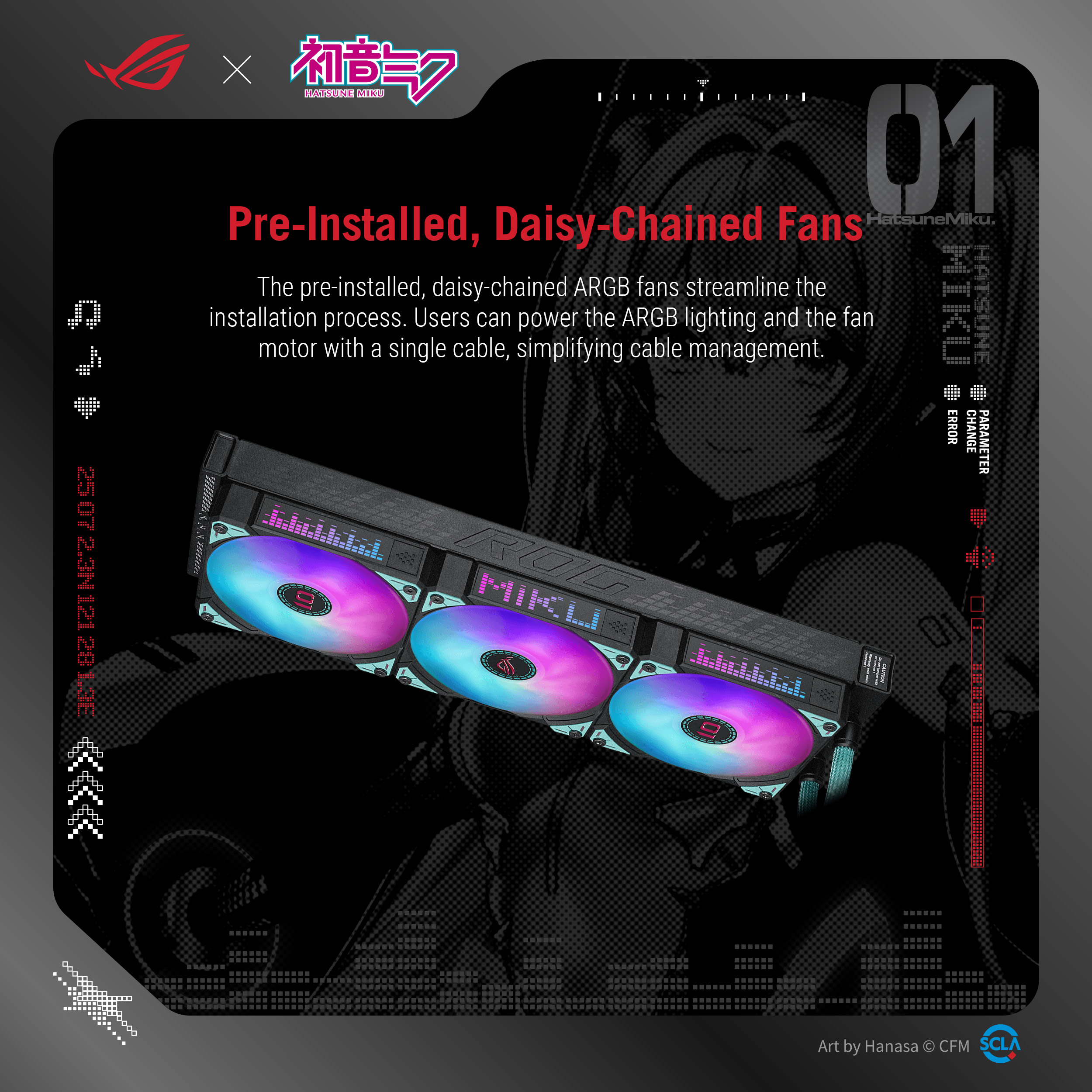 ASUS ROG RYUO IV 360 ARGB Hatsune Miku Edition with curved 6.67
